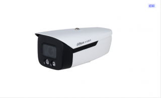 大华400万双光人车警戒变焦枪型POE网络摄像机